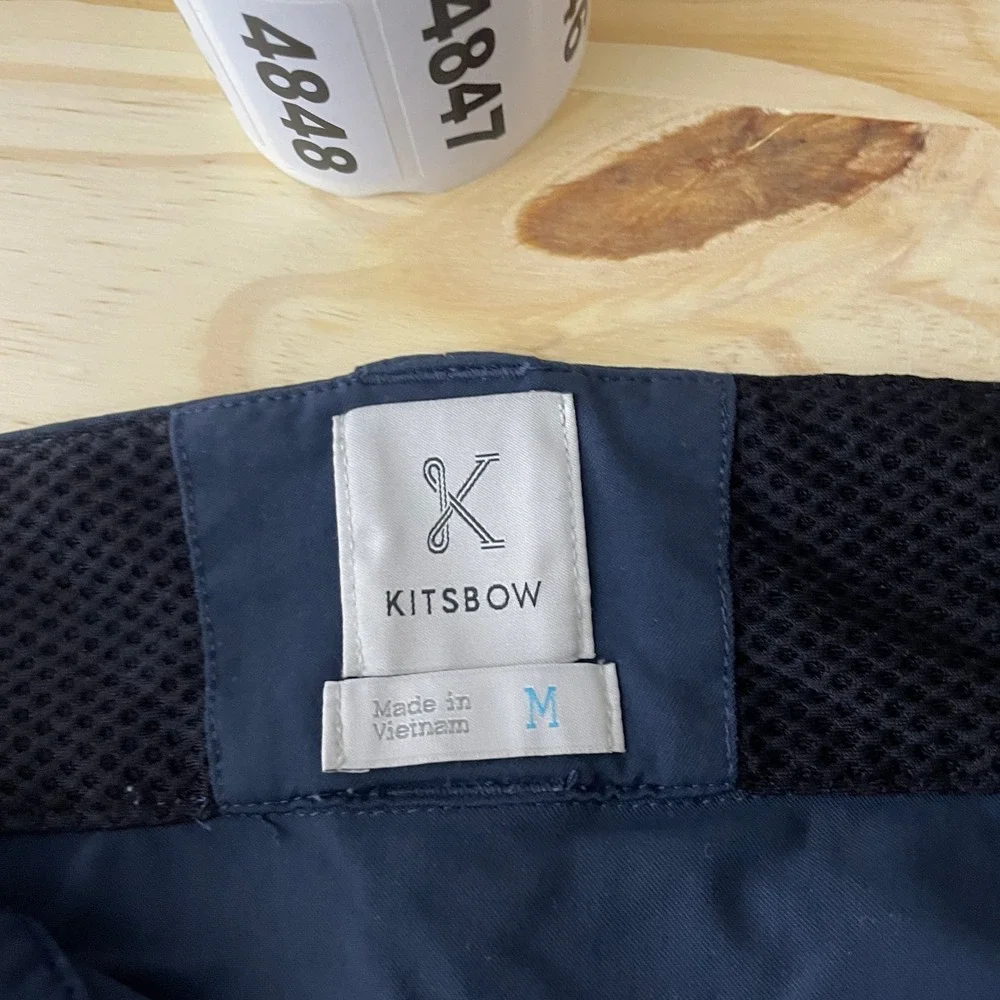 Kitsbow Mountain Bike Shorts Mens 34 Blue Cycling Outdoor Performance Pockets